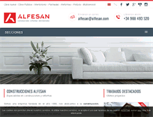 Tablet Screenshot of alfesan.com